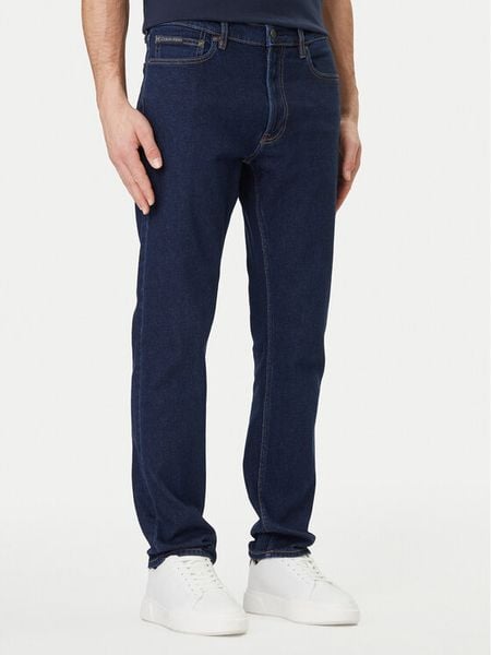 Calvin Klein Jeansy LV04RF939G Granatowy Slim Fit. Niebieskie jeansy męskie CALVIN KLEIN. Za 408.99 zł.