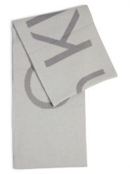 Calvin Klein szalik z dzianiny z zawartością kaszmiru Kobiety Wełna szary, ONE SIZE. Szare szaliki i kominy damskie CALVIN KLEIN, bez wzorów, z dzianiny. Za 299.95 zł.