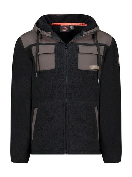 Canadian Peak Kurtka polarowa "Toulouseak" w kolorze czarnym rozmiar: L. Czarne kurtki damskie Canadian Peak, l, bez wzorów, z materiału, bez kaptura. Za 191.88 zł.