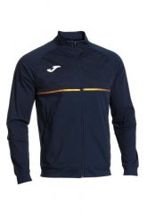 Bluza do biegania męska Joma Record III Full Zip. Niebieskie bluzy bez kaptura męskie Joma, l, z materiału. Za 292.00 zł.