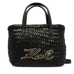 Torebka KARL LAGERFELD. Czarne torebki klasyczne damskie Karl Lagerfeld, bez wzorów, bez dodatków. Za 1,299.00 zł.