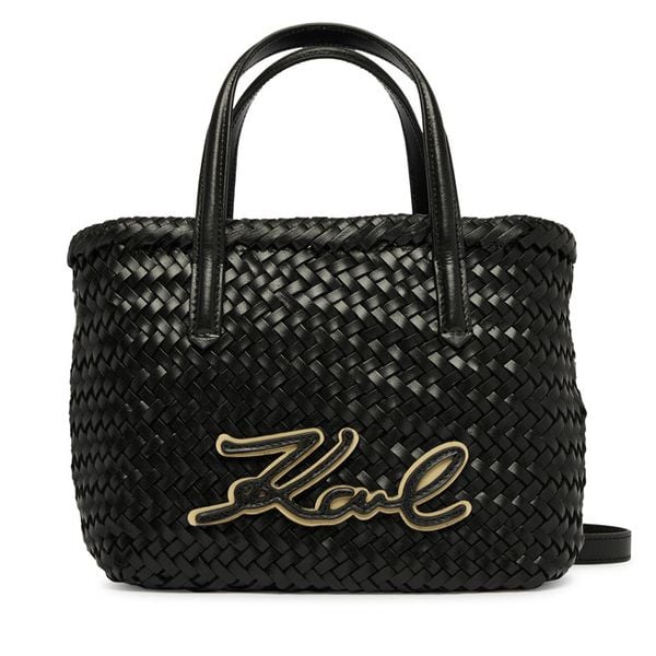 Torebka KARL LAGERFELD. Czarne torebki klasyczne damskie Karl Lagerfeld, bez wzorów, bez dodatków. Za 1,299.00 zł.