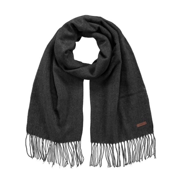 Szalik Barts Soho. Czarne szaliki męskie Barts, bez wzorów, z materiału. Za 149.00 zł.
