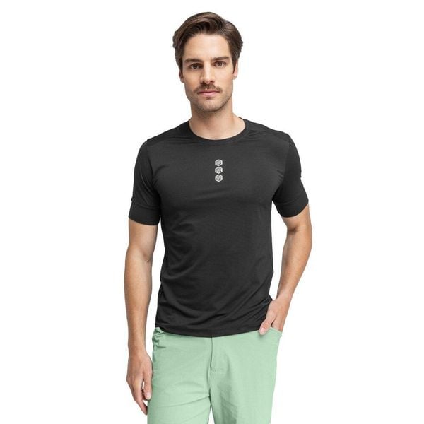 Koszulka rowerowa gravel męska Locust. Czarne t-shirty sportowe męskie SIROKO, m, z materiału, bez ramiączek, rowerowe. Za 128.00 zł.