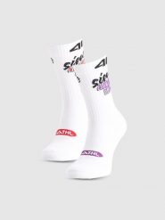 4F Skarpety casual za kostkę (2-pack) damskie - multikolor 35-38. Skarpetki damskie 4f, bez wzorów, z materiału. Za 49.99 zł.