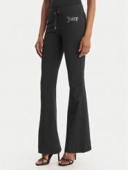 Juicy Couture Spodnie dresowe Christine JCWBJ126309 Czarny Flared Leg. Czarne spodnie dresowe damskie Juicy Couture, l, bez wzorów, z bawełny. Za 349.99 zł.