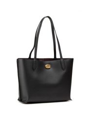 Coach Torebka Pbbl Willow Tote C0689 Czarny. Czarne torebki klasyczne damskie Coach, bez wzorów, ze skóry, bez dodatków. Za 1,739.00 zł.
