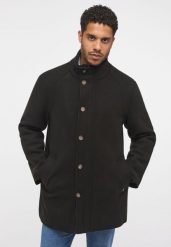 MUSTANG DAVID WINTER COAT MĘSKI PŁASZCZ CIEPŁY ELEGANCKI BLACK 1014179 4142. Czarne płaszcze męskie Mustang, m, bez wzorów, eleganckie. Za 529.99 zł.