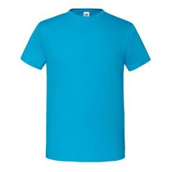 Kultowa Koszulka Unisex Dla Dorosłych. Niebieskie bluzki damskie Fruit of the Loom, xl, bez wzorów, sportowe, bez kołnierzyka, bez ramiączek. Za 33.99 zł.