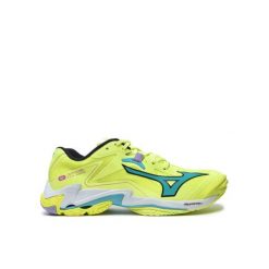 Buty do siatkówki Dorosły Mizuno Wave Lightning Z8 zielony. Zielone buty sportowe na co dzień damskie Mizuno, bez wzorów, z materiału, na fitness i siłownię, mizuno wave. Za 569.90 zł.