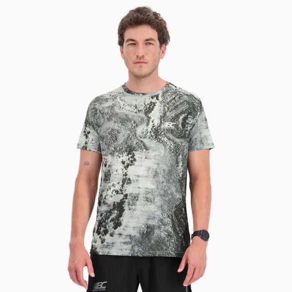 Koszulka męska do biegania i trailu, ekologiczna i oddychająca TERRARUN. Zielone t-shirty sportowe męskie BODYCROSS, l, z dzianiny, bez ramiączek, do biegania. Za 292.99 zł.