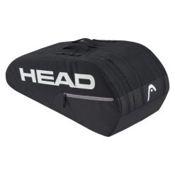 Torba na rakiety tenisowe Head Base L BK. Czarne torebki klasyczne damskie HEAD, bez wzorów, z materiału, bez dodatków. Za 265.00 zł.