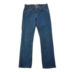 Levi Strauss spodnie damskie 503 proste. Niebieskie spodnie materiałowe damskie Levi's, bez wzorów, z denimu, klasyczne. Za 127.76 zł.
