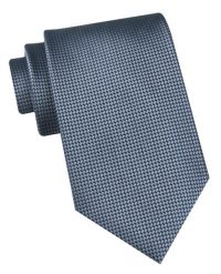 Klasyczny Krawat Męski - Chattier - Niebieski z Mikrowzorem. Niebieskie krawaty i muchy męskie Chattier, bez wzorów, z tkaniny, eleganckie. Za 49.00 zł.