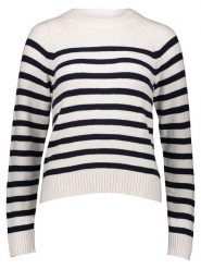 GAP Sweter w kolorze biało-czarnym rozmiar: XL. Białe swetry klasyczne damskie GAP, xl, z bawełny, bez kołnierzyka. Za 92.21 zł.