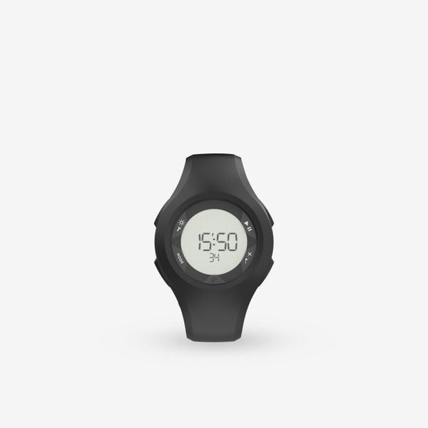 Zegarek sportowy Decathlon W200 M. Cyfrowe zegarki damskie Decathlon, plastikowe. Za 49.99 zł.