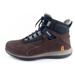 Buty trekkingowe męskie Timberland TB0A5MM4V13. Brązowe buty trekkingowe męskie Timberland, z materiału, za kostkę, bez zapięcia, trekkingowe. Za 749.00 zł.