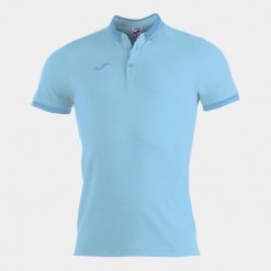 Koszulka polo do tenisa męska Joma Bali II. Niebieskie koszulki polo męskie Joma, m, bez ramiączek, do piłki nożnej. Za 248.00 zł.