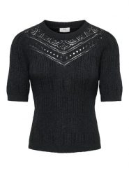 JDY Sweter "Desha" w kolorze czarnym rozmiar: XL. Czarne swetry klasyczne damskie JDY, xl, bez kołnierzyka. Za 94.95 zł.