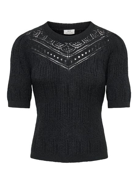 JDY Sweter "Desha" w kolorze czarnym rozmiar: XL. Czarne swetry klasyczne damskie JDY, xl, bez kołnierzyka. Za 94.95 zł.