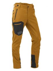 Maul Sport Softshellowe spodnie trekkingowe "Seilschaft" w kolorze musztardowym rozmiar: 46. Żółte spodnie sportowe męskie Maul Sport. Za 404.99 zł.