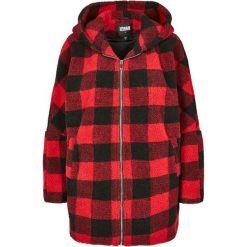 Parka damska w dużych rozmiarach Urban Classic hooded check. Czarne parki damskie Urban Classics, bez wzorów. Za 463.80 zł.