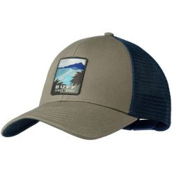 Czapka z daszkiem Trucker Tundra Khaki. Brązowe czapki męskie Buff, bez wzorów. Za 139.90 zł.