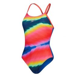 Strój kąpielowy jednoczęściowy damski na basen Speedo Allover. Czerwone stroje jednoczęściowe damskie Speedo, xs, bez wzorów. Za 279.99 zł.