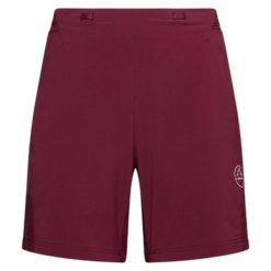Szorty damskie La Sportiva Guard. Czerwone szorty damskie La Sportiva, bez wzorów, z materiału. Za 277.00 zł.