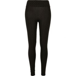Damskie legginsy z wysokim stanem Urban Classics Honeycomb. Czarne legginsy damskie Urban Classics, bez wzorów. Za 160.50 zł.