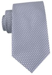 Męski Krawat - Chattier - Kolor Srebrny z Drobnym Wzorem. Szare krawaty i muchy męskie Chattier, bez wzorów, z tkaniny, eleganckie. Za 55.00 zł.