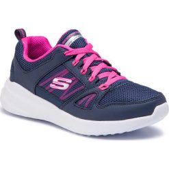 Buty SKECHERS - Skybound 12995/NVHP Navy/Hot Pink. Niebieskie buty sportowe na co dzień damskie Skechers, bez wzorów, z materiału, na fitness i siłownię. Za 239.99 zł.