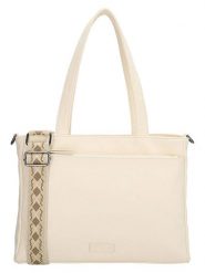 Beagles Torebka "Malaga" w kolorze kremowym - 31 x 24,5 x 10 cm rozmiar: onesize. Brązowe torebki klasyczne damskie Beagles, bez wzorów, z materiału, małe, bez dodatków. Za 95.99 zł.