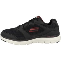 Buty treningowe męskie, Skechers Flex Advantage 4.0. Czarne buty fitness męskie Skechers, trekkingowe. W wyprzedaży za 273.20 zł.