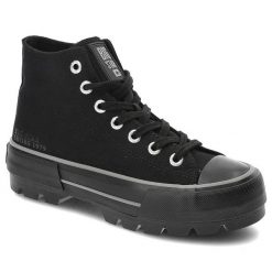 Czarne Trampki Big Star Damskie Wygodne Obuwie. Czarne trampki i tenisówki damskie Big Star, bez wzorów. Za 129.00 zł.
