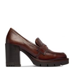 Półbuty G-Star. Brązowe półbuty damskie G-Star, bez wzorów, retro, bez obcasa. Za 349.99 zł.