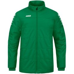 Kurtka puchowa Jako Team. Zielone kurtki męskie Jako, m, bez wzorów, z puchu, bez kaptura. W wyprzedaży za 402.30 zł.