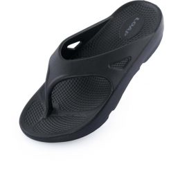 Damskie klapki Loap Kara czarne. Czarne klapki damskie Puma, bez wzorów, z materiału, bez obcasa. Za 140.99 zł.