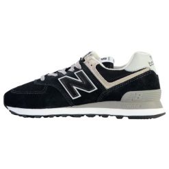 Buty na co dzień męskie NEW BALANCE 574 skóra. Czarne buty sportowe na co dzień męskie New Balance, ze skóry, bez zapięcia, New Balance 574. Za 429.00 zł.