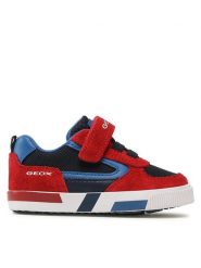Geox Sneakersy B Kilwi Boy B35A7B01422C7217 M Czerwony. Czerwone buty sportowe chłopięce Geox, z materiału, bez zapięcia. Za 259.99 zł.