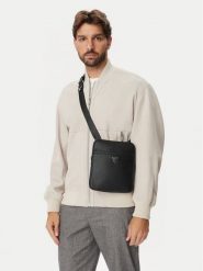 Guess Saszetka HMMISL P6423 Czarny. Czarne saszetki męskie Guess, ze skóry. Za 291.99 zł.