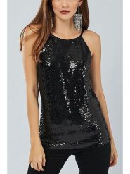 Milan Kiss Top w kolorze czarnym rozmiar: S. Czarne topy damskie Milan Kiss, s, bez wzorów, bez kołnierzyka. Za 113.99 zł.