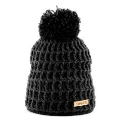 Czapka SINNER Nordic II Beanie, czarna, unisex. Czarne czapki zimowe damskie SINNER. Za 200.00 zł.