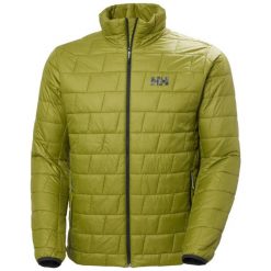 Kurtka puchowa Helly Hansen Lifaloft. Zielone kurtki męskie Helly Hansen, m, bez wzorów, z materiału, klasyczne, bez kaptura. Za 857.00 zł.