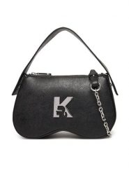 Karl Lagerfeld Jeans Torebka A3W30213 Czarny. Czarne torebki klasyczne damskie Karl Lagerfeld Jeans, bez wzorów, z jeansu, bez dodatków. Za 659.99 zł.
