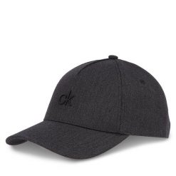 Czapka z daszkiem Calvin Klein. Czarne czapki z daszkiem damskie CALVIN KLEIN, bez wzorów. Za 129.99 zł.