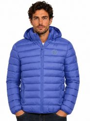 Geographical Norway Kurtka pikowana "Amiglobe" w kolorze niebieskim rozmiar: S. Niebieskie kurtki męskie Geographical Norway, s, bez wzorów, bez kaptura. Za 149.45 zł.