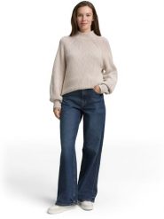 Tom Tailor Sweter w kolorze szarobrązowym rozmiar: M. Brązowe golfy damskie Tom Tailor, m, bez wzorów, bez ramiączek. Za 133.91 zł.