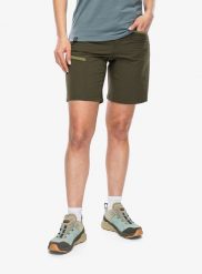 Spodenki damskie Ortovox Pelmo Shorts. Zielone szorty damskie ORTOVOX, bez wzorów, z elastanu. Za 412.49 zł.