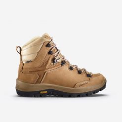 Second Life - Buty trekkingowe damskie MT500 Vibram skóra... - Stan Dobry. Brązowe obuwie trekkingowe damskie FORCLAZ, na jesień. Za 389.00 zł.